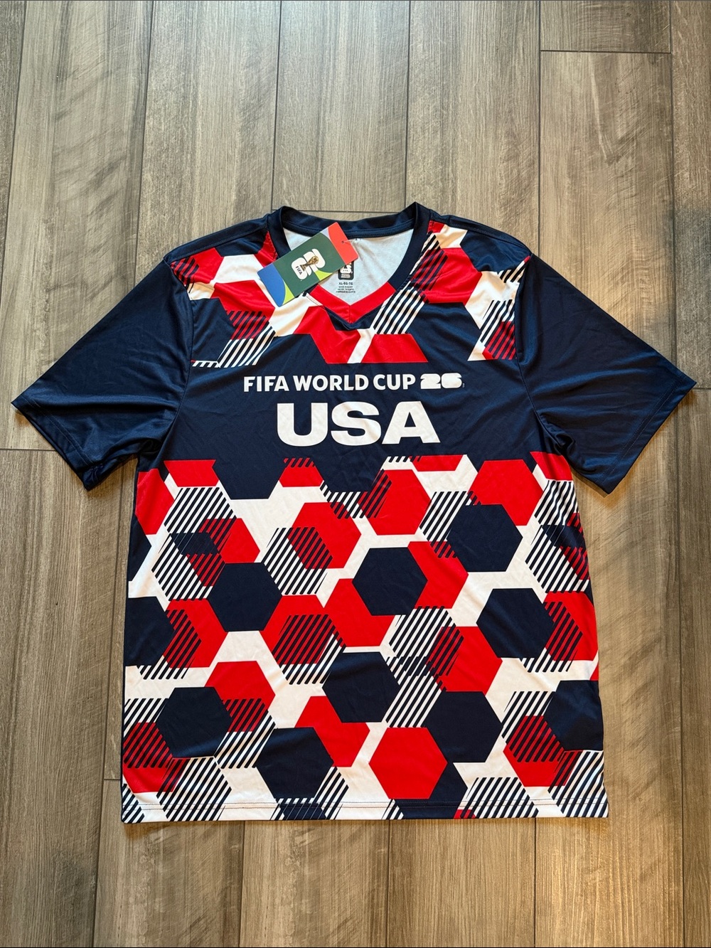 2026 USA Soccer‎ FIFA World Cup XLarge Men’s Fan Version Jersey Shirt